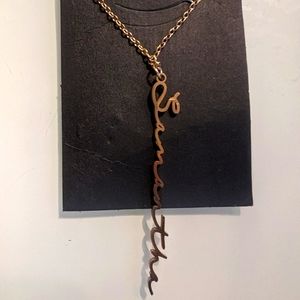 Customization Necklace "Gold Overlay" New